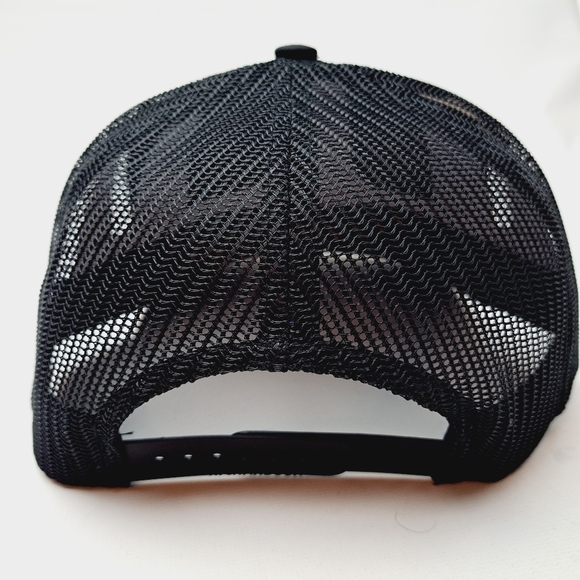CAT Richardson 112 Trucker Mesh Snapback Hat Cap Black Embroidere… - Picture 4 of 4